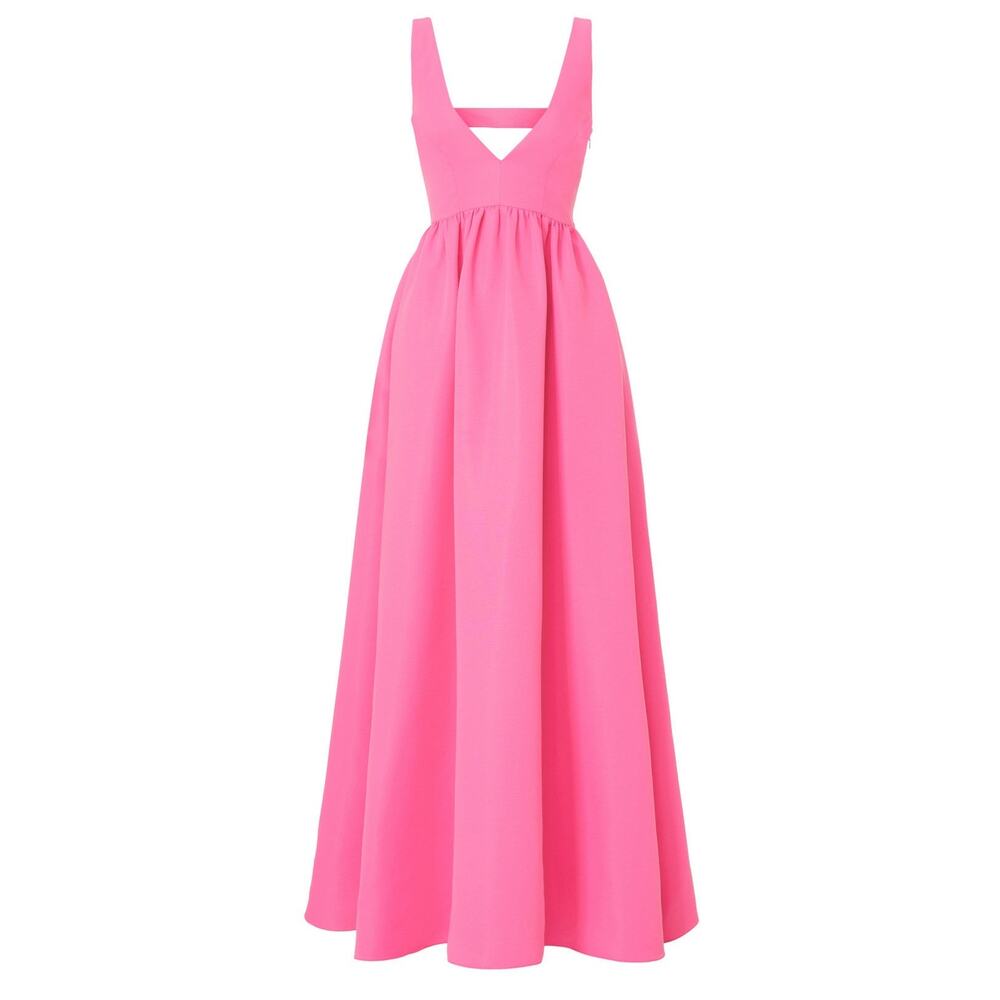 Sachin & Babi Katrina Pink Sleeveless V-Neck Bow Back Formal Gown Size 0 - Picture 5 of 16